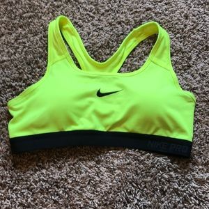 Nike Pro Neon Sports Bra